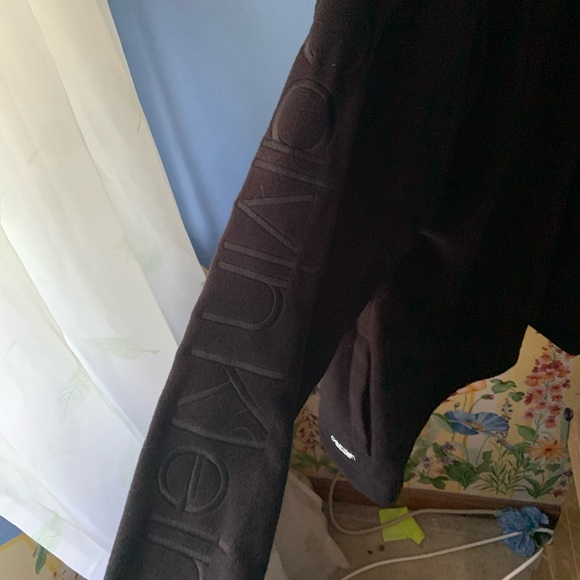 calvin klein performance fleece zip up - Picture 3 of 4